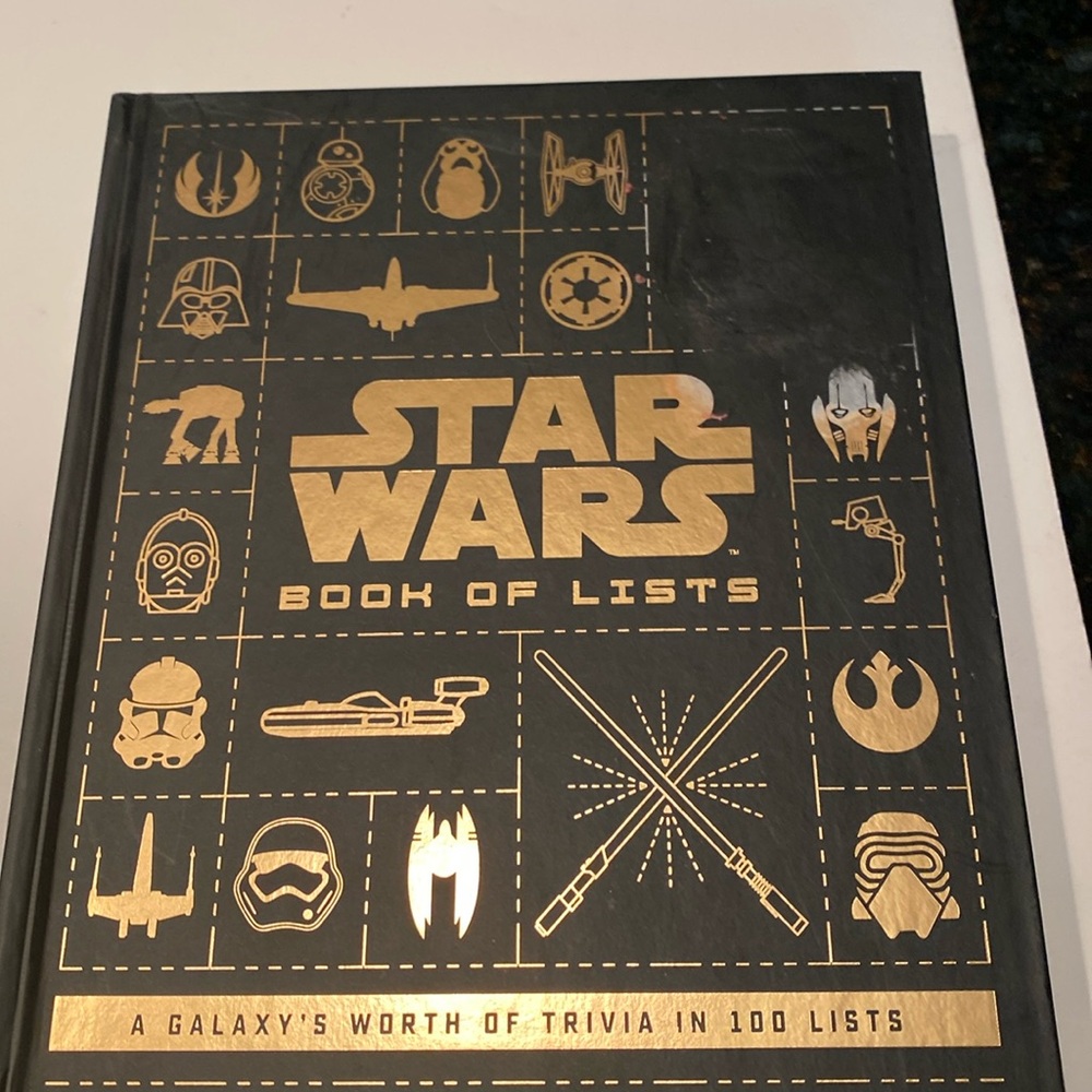 NWT “Star Wars Book of Lists